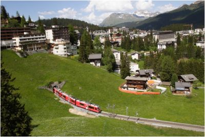 Seegrube Arosa oberhalb des Untersees bei Ausfahrt aus dem Tunnel Arosa (299m)
Schlüsselwörter: allegra