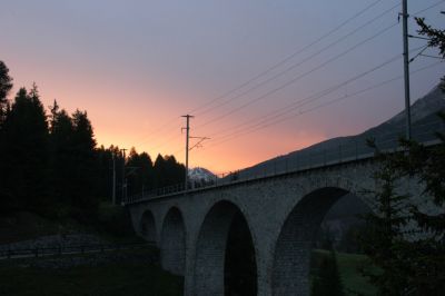 Val Susauna-Viadukt nahe Cinuos-chel-Brail
