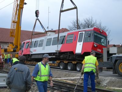 Unfall Lkw gegen Zug 03.03.2007 Weinburg
