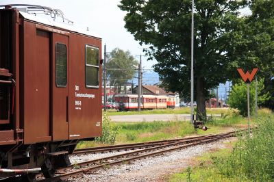 Tunneluntersuchungswagen der Mariazeller Bahn
Im Hintergrund zu sehen der R6809
Schlüsselwörter: Tunneluntersuchungswagen, Mariazeller Bahn,