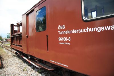 Tunneluntersuchungswagen der Mariazeller Bahn
Schlüsselwörter: Tunneluntersuchungswagen, Mariazeller Bahn,