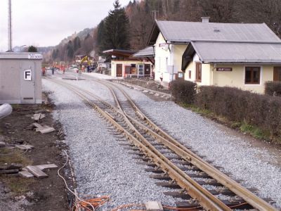 SLB-Bahnhof Mittersill, Umbau Stand 18.11.2010
