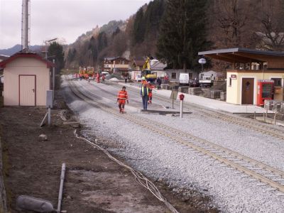 SLB-Bahnhof Mittersill, Umbau Stand 18.11.2010
